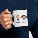 Personlig Kära familjemedlem Kärlek till varandra Söta barn Vit och färg inuti keramikmugg Födelsedagspresent 8