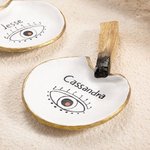 Porta Palo Santo personalizzato Porta Palo Santo, piatto per bruciatore di Palo Santo Decorazione spirituale Brucia incenso Porta incenso fatto a mano