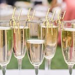 Personalised Initials Drink Topper Acrylic Mirror Tags Anniversary Wedding Party Favor Gift for Couple 2
