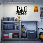 Segno personalizzato del garage in metallo con nome per l'officina di papà Regalo per la festa del papà per lui uomo