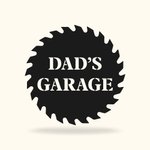 Personalised Dad's Garage Saw Blade Metal Sign for Home Decoration Laser Cutting Father's Day Gift