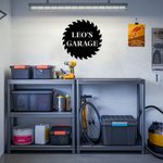 Personalised Dad's Garage Saw Blade Metal Sign for Home Decoration Laser Cutting Father's Day Gift