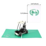 Spersonalizowana kartka okolicznościowa 3D Super Dad Golf Cart Jeep Guitar Dziękuję Zapalniczka Prezent na Dzień Ojca