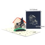 Spersonalizowana kartka okolicznościowa 3D Super Dad Golf Cart Jeep Guitar Dziękuję Zapalniczka Prezent na Dzień Ojca