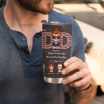 Personalisierte Lieber Papa Vergiss Vatertag Wir lieben dich jeden Tag 20oz Becher Vatertag Weihnachten Geburtstag Geschenk für Papa täglichen Gebrauc