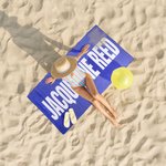 Personalised Premium Super Absorbent Quick Dry Soft Beach Towel with Name Multi-Colour Beach Accessories Birthday Gift for Family Friend