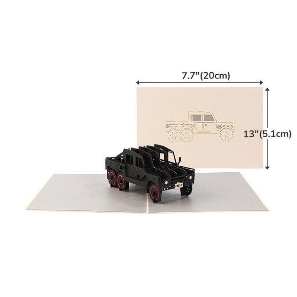 Henkilökohtainen 3D Super Isä Golf Cart Jeep Guitar Kiitos sytytin tervehdyskortti Isänpäivä lahja