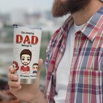 Gepersonaliseerde This Amazing Dad Belongs to 20oz Tumbler voor warme en koude dranken Vaderdag Thanksgiving Day