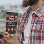 Personalisierte Lieber Papa Vergiss Vatertag Wir lieben dich jeden Tag 20oz Becher Vatertag Weihnachten Geburtstag Geschenk für Papa täglichen Gebrauc