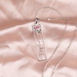 Personalized Birth Flower Name Necklace Birthday Mother’s Day Gift for Women
