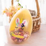 Coque d'oeuf de Pâques Motif Licorne Fantaisie Personnalisé avec Nom Cadeau de Pâques pour Enfant