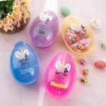Coque d'oeuf de Pâques Motif Licorne Fantaisie Personnalisé avec Nom Cadeau de Pâques pour Enfant