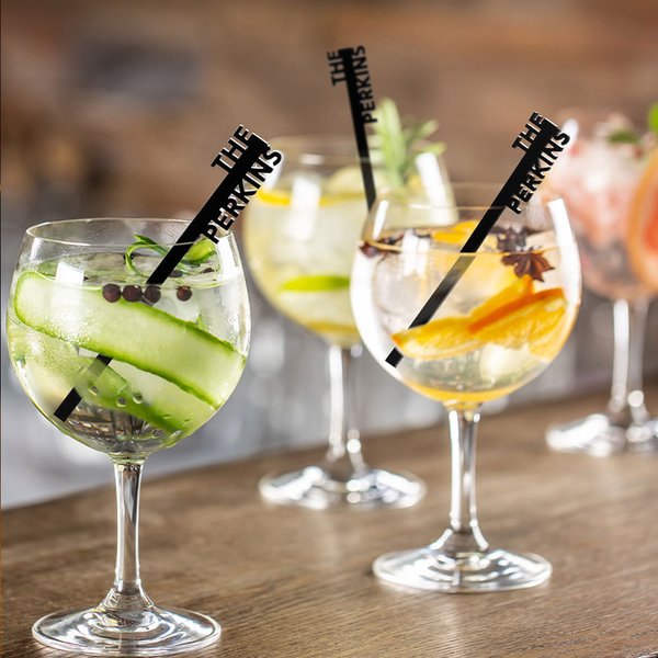 Personalized Multicolor Glitter Drink Signature Cocktail Stirrer Stick Bar Decor Party Wedding Gift