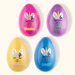 Coque d'oeuf de Pâques Motif Licorne Fantaisie Personnalisé avec Nom Cadeau de Pâques pour Enfant