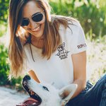 Sudadera o Camiseta Personalizada Bordada con Nombre de Perro en la Manga para Mamá de Perro Regalo para Amantes de Perros