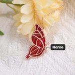 Personalised Butterfly Necklace Name Necklace Gift for Best Friends Girlfriend