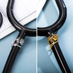 Personalised Birth Flower Stethoscope Tag with Name Gift For Medical Practitioner Nurses Doctors Medical Students