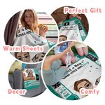 Personalized Just A Boy Who Loves His Dog Soft Blanket Birthday Father's Day Gift for Pet Lover