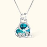 Personalizado Corazón Cristal Highland Vaca Colgante Collar Cumpleaños Aniversario Vaca Joyería Regalo para los amantes de los animales Niñas Amigos Hermanas