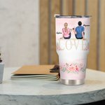 Personalized You and Me We Got This Love You with Wedding Flower 30oz Tumbler Couple Memorial Day Gift