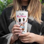 Citation personnalisée Bestie Soul Sisters Pas sœurs de sang mais sœurs de coeur Tumbler 20oz Soul Friend Gift Daily Use
