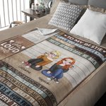 Manta personalizada Always Besties Cool Girl Good Friends Sitting Together para regalo de cumpleaños Regalo de aniversario