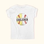 Personalized Softball and Baseball Name Shirt for Mom of Both Sports Short Sleeve Casual Tee
