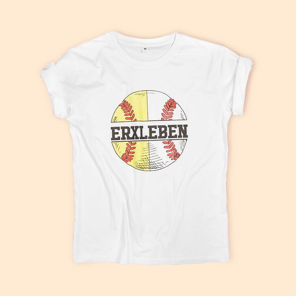 Personalized Softball and Baseball Name Shirt for Mom of Both Sports Short Sleeve Casual Tee