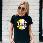 Personalized Softball and Baseball Name Shirt for Mom of Both Sports Short Sleeve Casual Tee