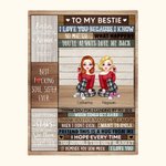 Spersonalizowany najlepszy koc dla najlepszych przyjaciół dla najlepszych przyjaciół Prezent dla najlepszych przyjaciół Super miękki Living Home Decoration