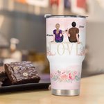 Cadeau de mariage personnalisé I Met You I Liked You I Love You I'm Keeping You 30oz Tumbler Couple Wedding Gift