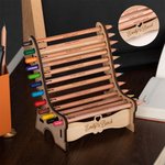 Crayons de couleur personnalisés avec banc Cadeaux de décoration pour enfants