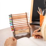 Crayons de couleur personnalisés avec banc Cadeaux de décoration pour enfants