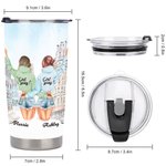 Personalised You Are The She to My Nanigans 20oz Tumbler Gift for Friends Daily Use