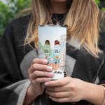 Personalised You Are The She to My Nanigans 20oz Tumbler Gift for Friends Daily Use
