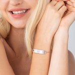 Gepersonaliseerde Medische ID Verstelbare Armband Gegraveerd met Naam Emergency Survival Polsband voor Vrouwen Mannen