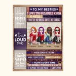 Personalised We'll Be Friends Forever You Know Too Much Sisters Celebrate Blanket Birthday Gift Sherpa