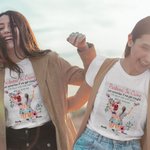 Personalized Partners In Crime Best Friend Bestie Quotes T-shirt Funny Friendship Gift for Daily Wear