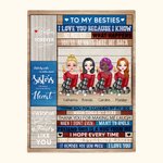 Personalised Best Friends Everyone Should Have a Friend Like You Blanket Best Friends Gifts Skin Friendly