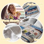 Personalized Best Friends Sitting Together Life is Better with Besties  Blanket for Birthday Gift