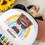 Personalisierter Niedlicher Cartoon Figur Rucksack Multifunktionaler Schulranzen mit Große Kapazität Wasserdicht Geschenk für Kinder
