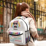Personalisierter Niedlicher Cartoon Figur Rucksack Multifunktionaler Schulranzen mit Große Kapazität Wasserdicht Geschenk für Kinder