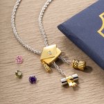 Personlig Congrats Graduation Cap Bolo Birthstone Justerbart armbånd med gravert år og dusker Diploma Class of 2026 Gave til nyutdannede