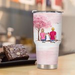 Cadeau de Saint-Valentin personnalisé Cherry Tree Love You and Me We Got This Couple Quotes 30oz Tumbler