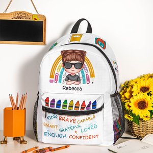 Personalized Cute Cartoon Character Backpack Child School Bag Multifunctional Waterproof Large Capacity Back to School Gift for Kids