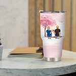 Personalised We are Together with Cherry Blossoms Wedding Scene 30oz Tumbler Couple Memorial Day Valentine's Day Gift