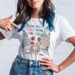 T-shirt personnalisé pour mes Nanigans Bestie Quotes pour Sisters Best Friend Gift