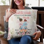Personliga Soul Sisters Inte systrar av blod men systrar av hjärta Kasta kuddeöverdrag Vänskap Besties Present till bästa vän syster
