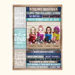 Manta personalizada Thank You for Making Me Laugh I Love You Besties Best Friends Gifts Sofa Home Decoration