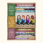 Personalizada Los Buenos Amigos Son Como Estrellas Hermanas del Alma Mejores Amigos Manta Amor Regalos de Amistad Regalos de Navidad